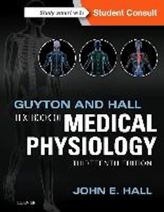 Guyton and Hall - Medical Physiology - Chapter 9, 10, 11, 13, 21(262-264) EN/NL