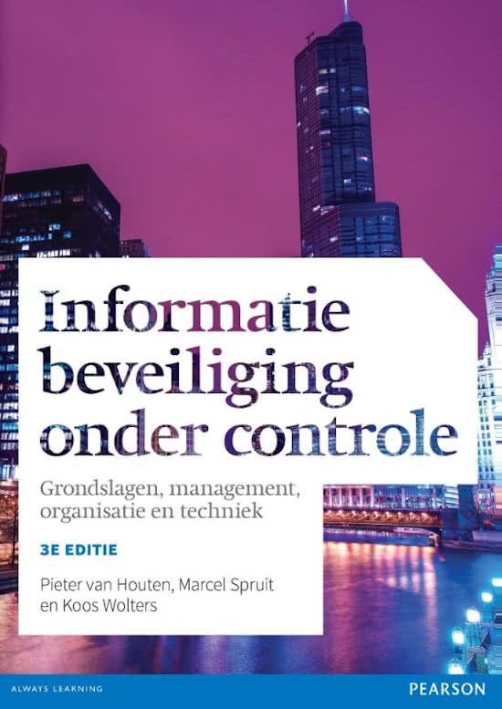 Periode 2 volledig H1, H2 H3  H5 , H10 H9 (Maatregelen toegangsbeveiliging )cybersecuritybeeld Nederland samengevat van het boek informatiebeveiliging onder controle 
