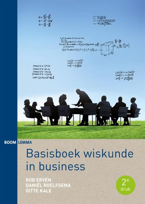Basisboek wiskunde in business