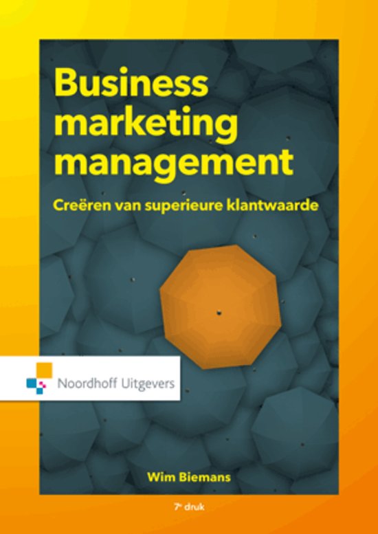 Business Marketing Management Hoofdstuk 5 - W. Biemans 7e druk