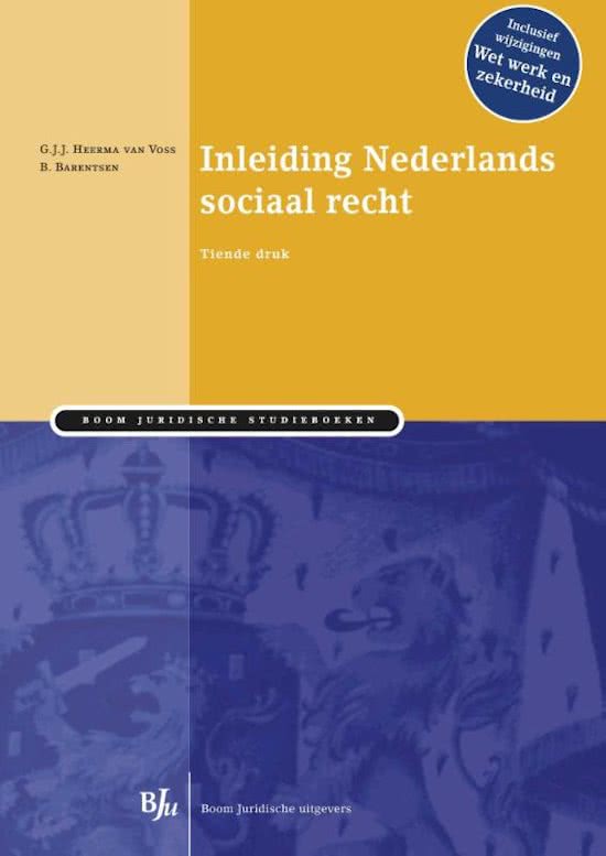 Inleiding Nederlands sociaal recht
