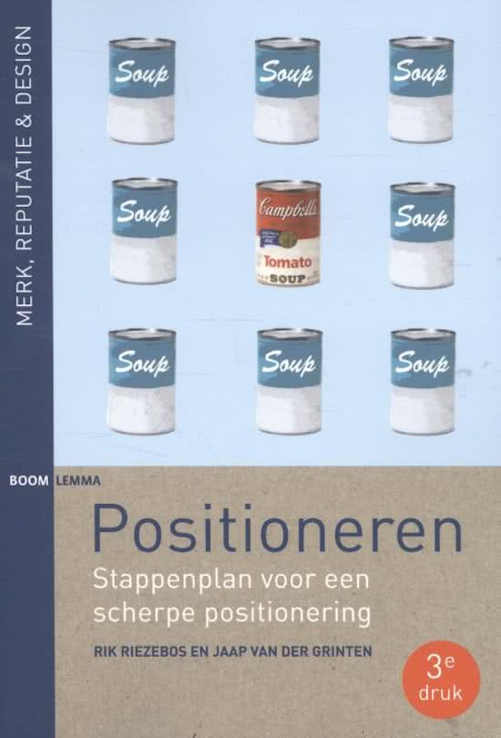 Positionering Samenvatting H1, 2, 3, 4, 5, 6