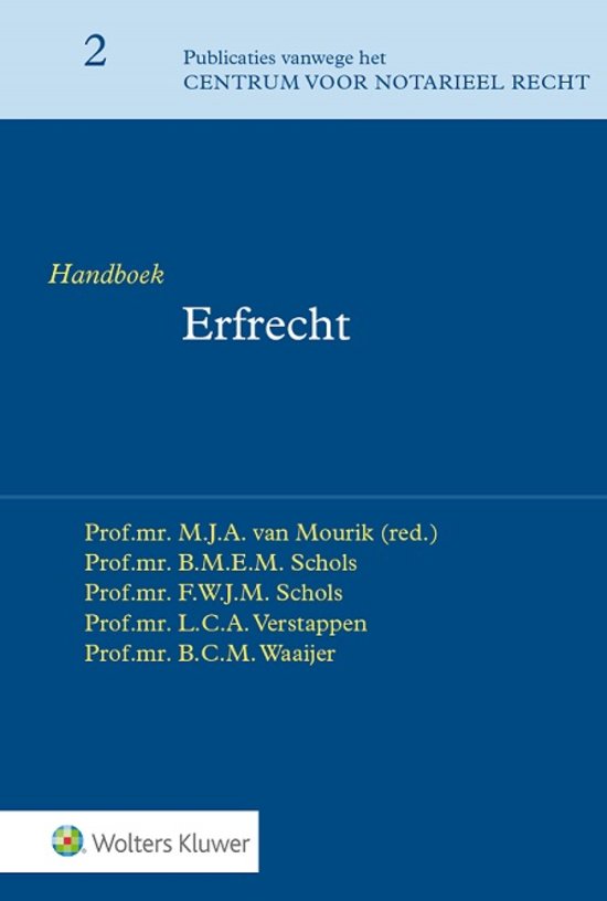 Handboek Erfrecht H1-18 samengevat
