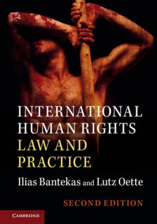 Full Lecture notes (incl. Readings and WG) for INTERNATIONAL HUMAN RIGHTS LAW IN TODAY’S WORLD