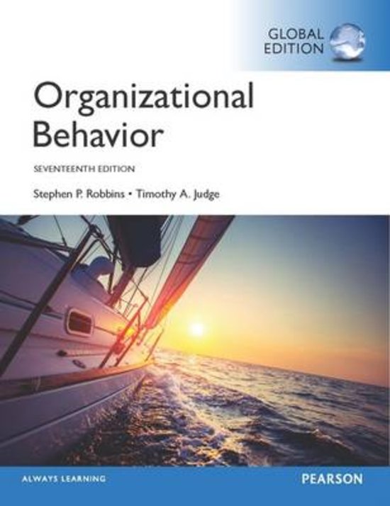 organizational behavior, Stephen P. Robbins and Timothy A. Judge