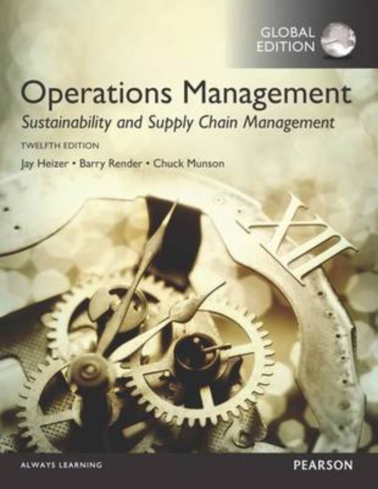 Samenvatting operations management