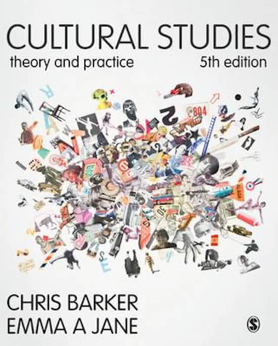 College aantekeningen (Lectures) Cultural Studies (5181V4CS)  Cultural Studies, ISBN: 9781473919457