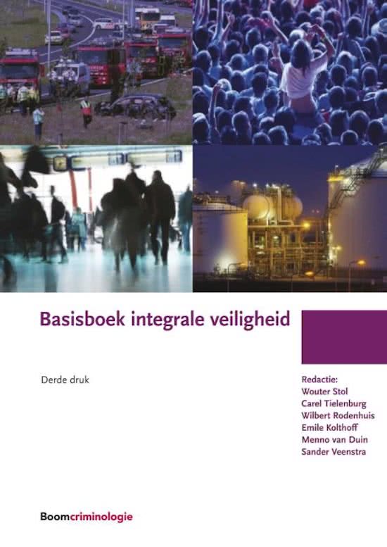 Samenvatting Basisboek integrale veiligheid, ISBN: 9789462365674  veiligheidsbeleid