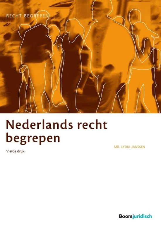 Samenvatting Recht begrepen  -   Nederlands recht begrepen, ISBN: 9789462902053  Recht I (leerjaar 1, blok 2)