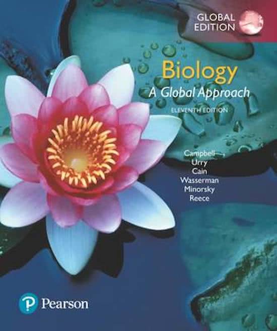 Samenvatting Hoofdstuk 5 Biology A Global Approach 11th edition