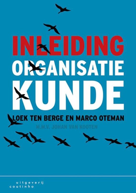 Inleiding Organisatiekunde Oefenvragen 2023