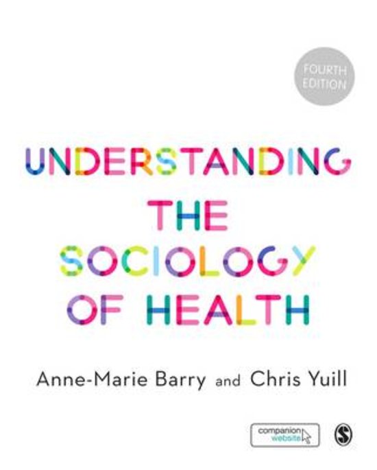 RSO-12806 Sociology and antropology of health. Samenvatting boek.