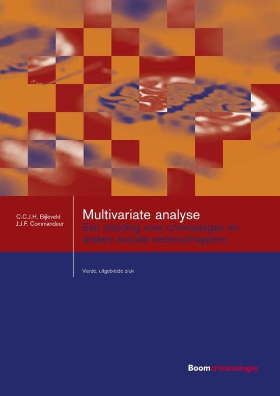 Uitgebreide samenvatting - Theorie Multivariate Analyse (MVA) - ISBN 9789462366763 (Samenvatting  Multivariate Analyse / Multivariate Analysis (R_Multiv.ana)